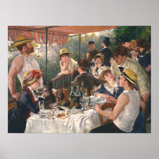 Boating Party Pierre Auguste Renoir Poster (Framsidan)