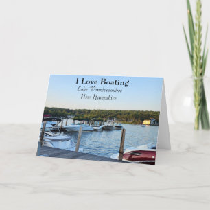 Boating Sjö Winnipesaukee New Hampshire Tack Kort