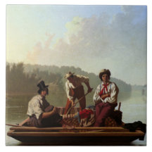 Boatmen vid Missouri River