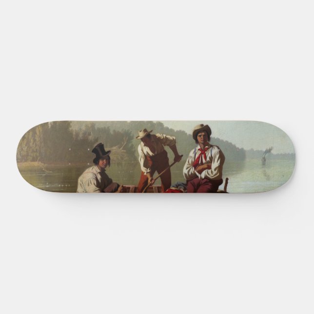 Boatmen vid Missouri River Mini Skateboard Bräda 18,5 Cm (Horz)