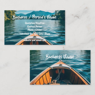 Boats Boater Boater Lesson Sales Rental Anpassning Visitkort