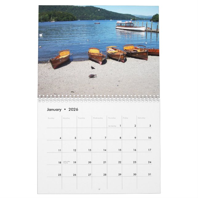 Boats Calendar Kalender (Jan 2026)