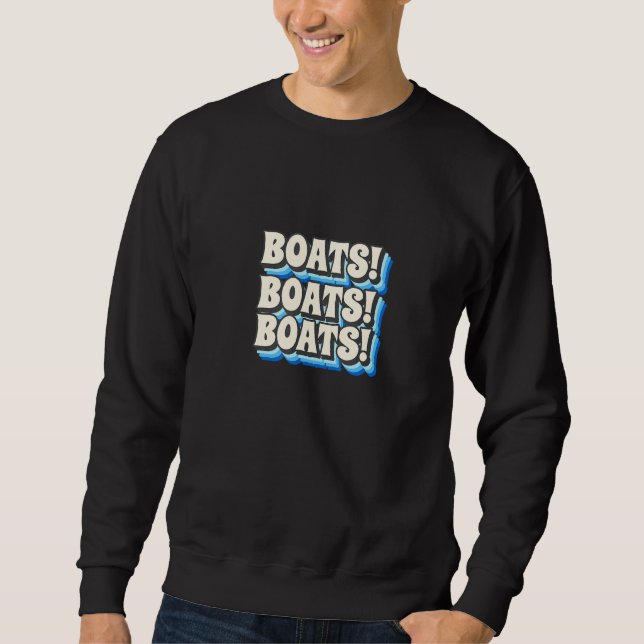 Boats Himym Kapten Lång Ärmad Tröja (Framsida)