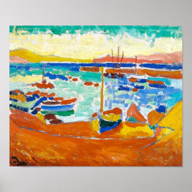 Boats i Collioure | Andre Derain | Poster (Framsidan)