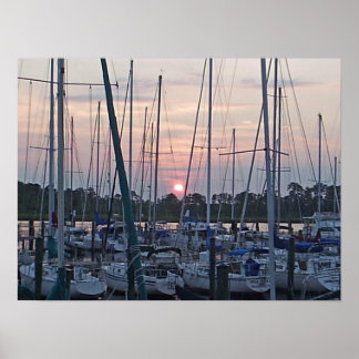 Boats i New Bern Poster