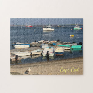 Boats i Vatten, Chatham, Cape Cod, Massachusetts Pussel