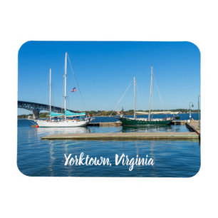 Boats i Yorktown-floden Magnet