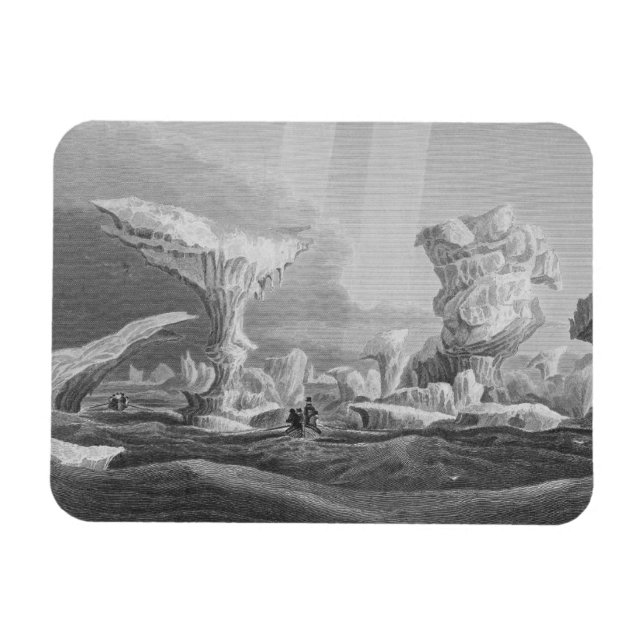 Boats in a Swell By Ice, 24 augusti 1826, från Magnet (Horisontell)