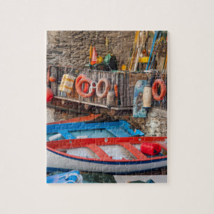 Boats in Cinque Terre Italien Pussel