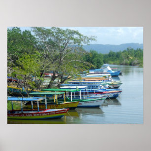 Boats Negril Jamaica Photo Poster