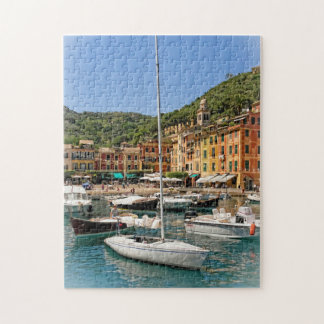 Boats of Portofino, Italien - 11 x 14 tum Pussel