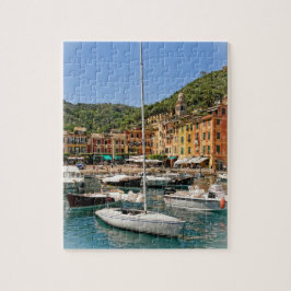 Boats of Portofino, Italien - 8 x 10 tum Pussel