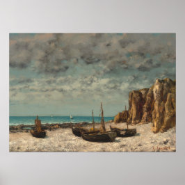 Boats på en buss - Gustave Courbet Fine Art Poster