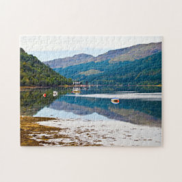 Boats på Loch Long, Arrochar Jigszawa puzzle Pussel