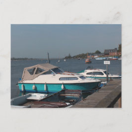 Boats på Norfolk Broads Vykort