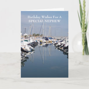 Boats Personlig Nephew Birthday Kort