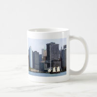 Boats - Schooner Against the Manhattan Skyline