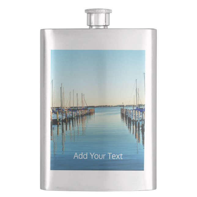 Boats vid Marina av Shirley Taylor Fickplunta (Framsidan)