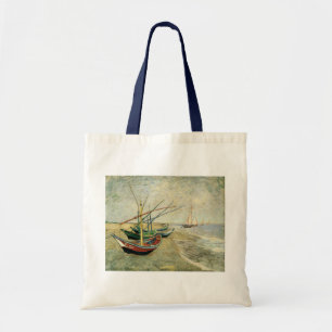 Boats vid stranden vid Saintes-Maries Tygkasse