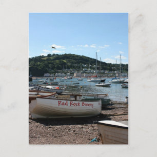 Boats vid Teignmouth Devon UK Vykort