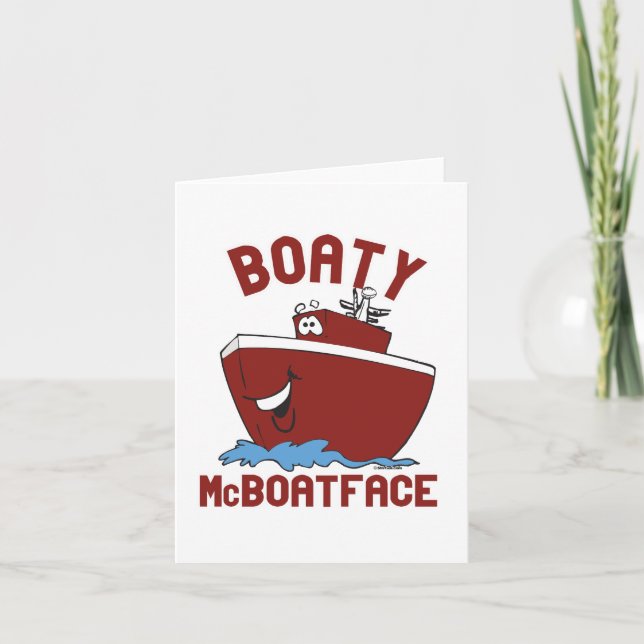 Boaty McBoatface Kort (Framsida)