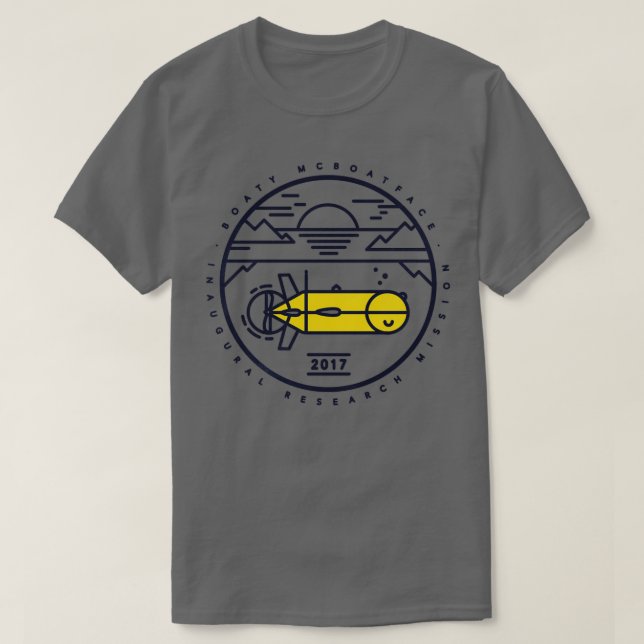 Boaty McBoatface Launch  T Shirt (Design framsida)