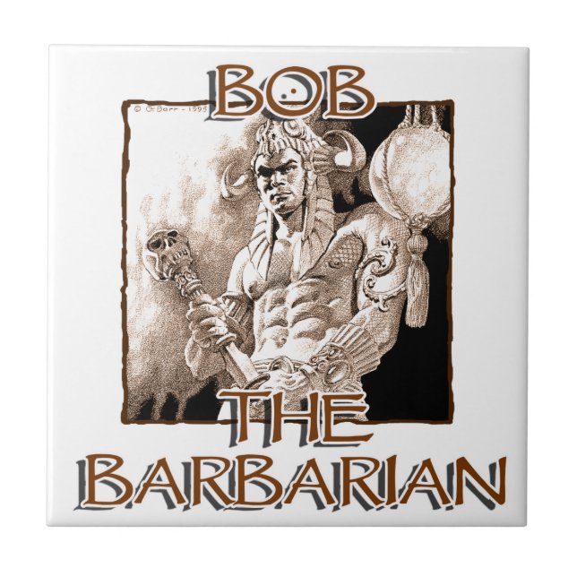 Bob, Barbarian Kakelplatta (Framsidan)