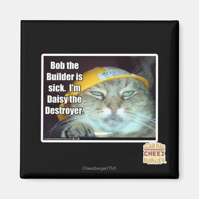 Bob Builder är sjuk Magnet (Framsidan)