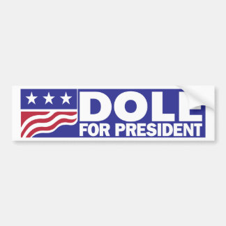 Bob Dole 1996 för president Bildekal