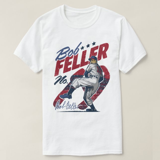 Bob Feller Vintage T Shirt (Design framsida)