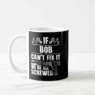 BOB Gift Namn åtgärdar den med en fin födelsedag P Kaffemugg