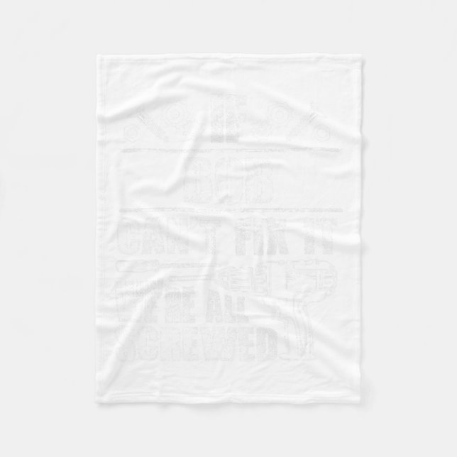 Bob Gift Namn åtgärdar det roligt med födelsedagsd Fleecefilt (Framsidan)