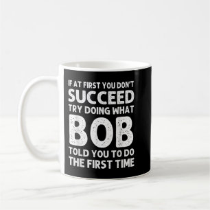 BOB Gift Namn Personlig Birthday Funny Christma Kaffemugg
