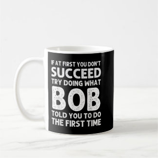 BOB Gift Namn Personlig Birthday Funny Christma Kaffemugg