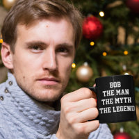 Bob: Man, Myth, Legend, White Text
