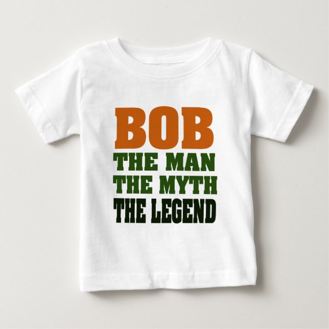 Bob - mannen, Myth, Legend T Shirt (Framsida)
