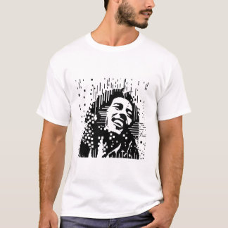 Bob Marley Pixel Cuadrado T Shirt