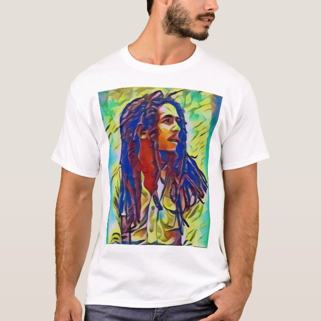 Bob Marly Pixel Shirt T (Framsida)