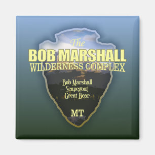 Bob Marshall Wilderness Complex (pilhuvud) Magnet