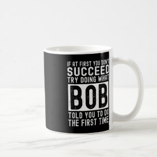 BOB Namn Personlig Birthday Roligt Joke Kaffemugg