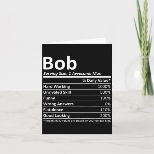 Bob Nutrition Rolig Födelsedag D Namn Gif Kort
