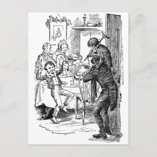 Bob och Tiny Tim Vykort (Framsida)