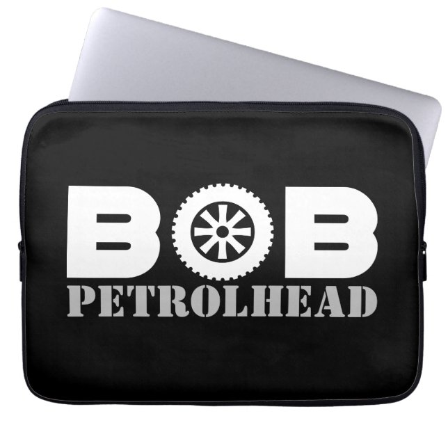 Bob Petrol Head Laptop Fodral (Framsidan)