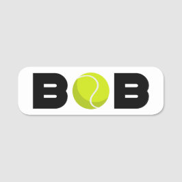 Bob Tennis Namnbricka