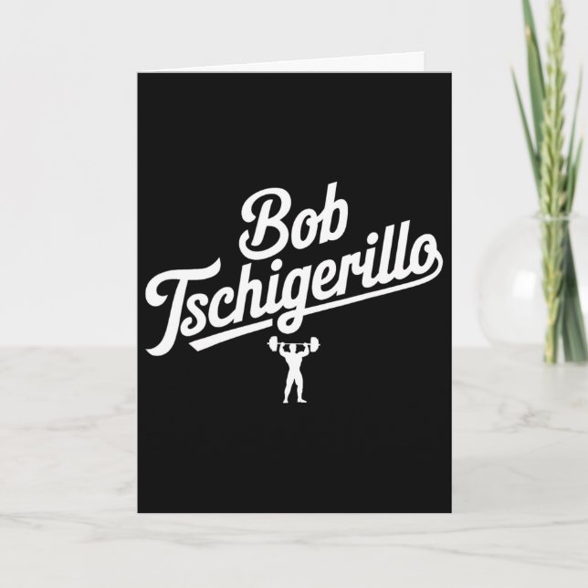 Bob Tschigerillo Roligt Fitness Gym Bodybuilding M Kort (Framsida)
