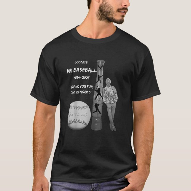 Bob Uecker - Mr. Baseball Front Row Legend T Shirt (Framsida)