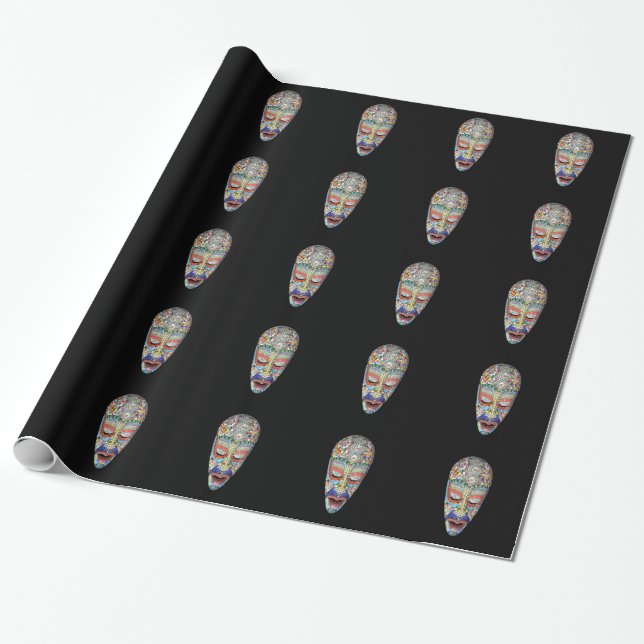 Bob, varför Long Ansikte? Mosaic Mask Presentpapper (Utrullad)