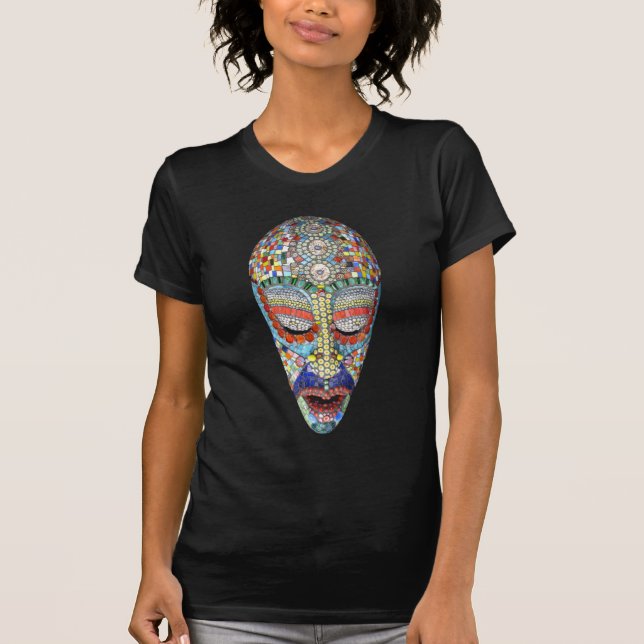 Bob, varför Long Ansikte? Mosaic Mask T Shirt (Framsida)