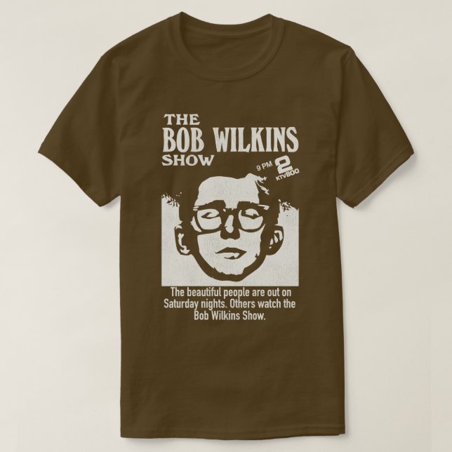 Bob Wilkins visar skräckvärdskapets funktion T Shirt (Design framsida)