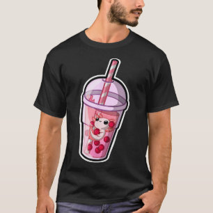 Boba Axolotl Kawaii Axolotl Älskare Bubble Tea Jap T Shirt
